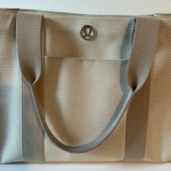 Lululemon Two Tote Canvas Tote Bag 