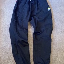 Jogger Cargo Pants Black Drawstrings Mens Asian Size 6XL Fits Like XXL