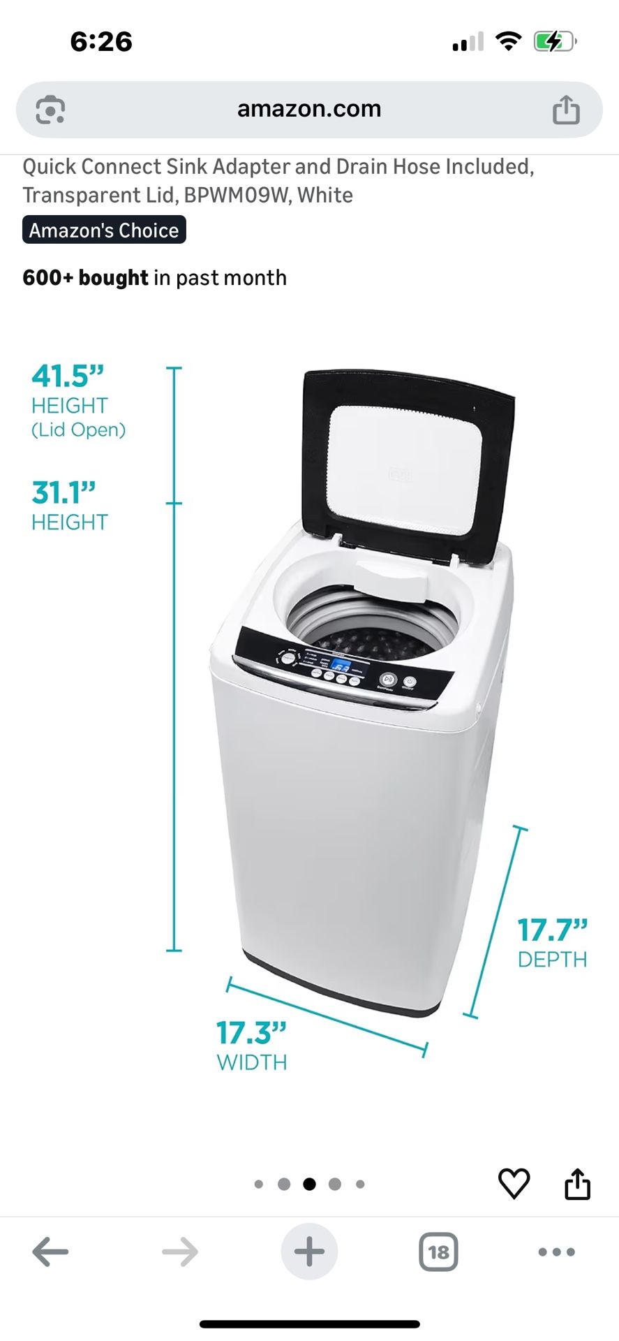Black & Decker Compact Washer