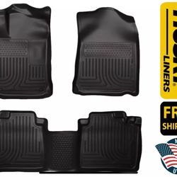 Husky Liners WeatherBeater Floor Liner Set for Toyota Camry and Ford Taurus