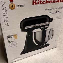 Brand New KitchenAid Artisan 5-Qt Stand Mixer (Black)