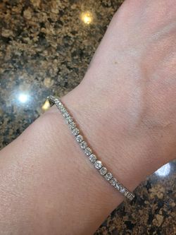3ct Diamond tennis bracelet 14k