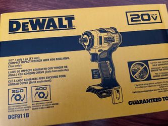Dewalt 20v Max 1/2 “ Impact Wrench