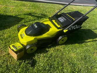 RYOBI LAWN MOWER  40V HP Brushless 20 in. Cordless Battery Walk Behind Push Lawn Mower with 6.0 Ah Battery and