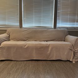 Sofa With Washable Slipcover - Free - Must Be Picked Up