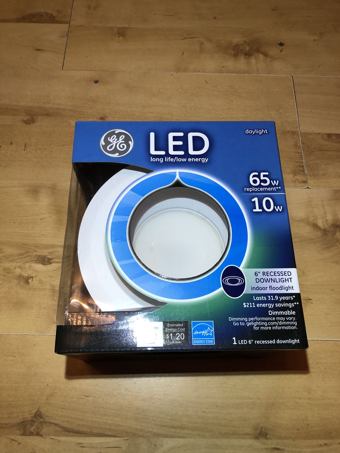 NEW GE 6'' LED Recessed Light Fixture