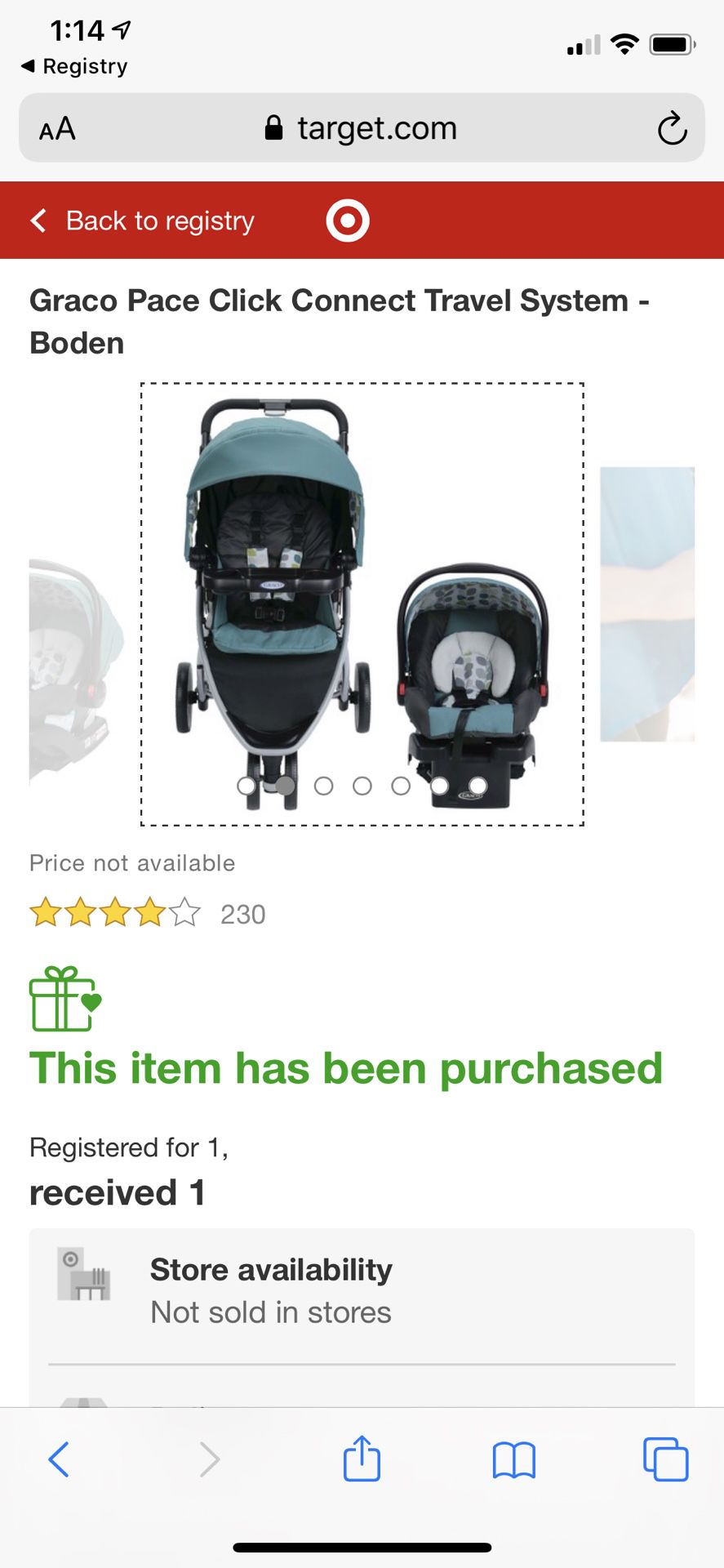 Graco car seat stroller and car seat base