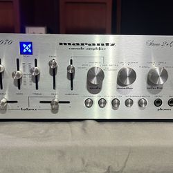 Marantz 4070 Stereo/Quadradial Console Amplifier With SQ Adaptor, Perfect Working Condition.