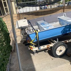 Boat and trailer