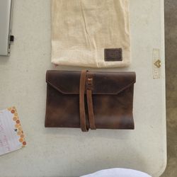 H@D hide and drink leather book cover 