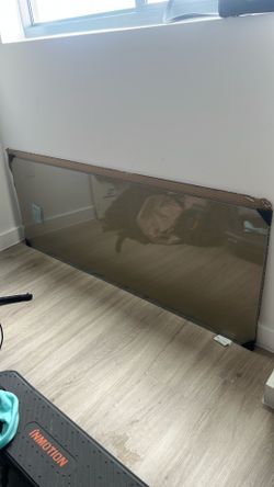 Tempered Glass Shower/Tub Panel 58.5" x 21.5" — NEW, Never Installed