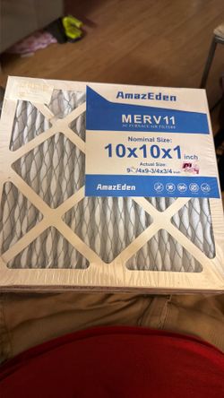 Mere v 11 10x10x1 ac/furnace air filters
