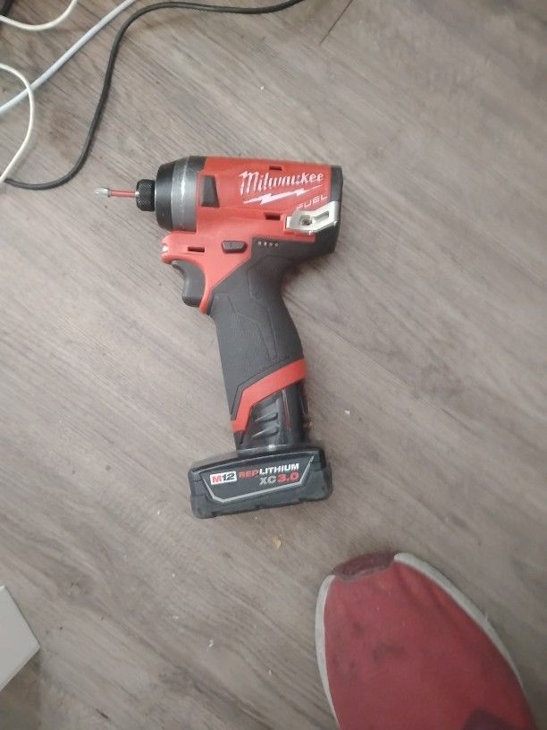 Milwaukee M12 Fuel Quarter Inch Impact Driver Brushless