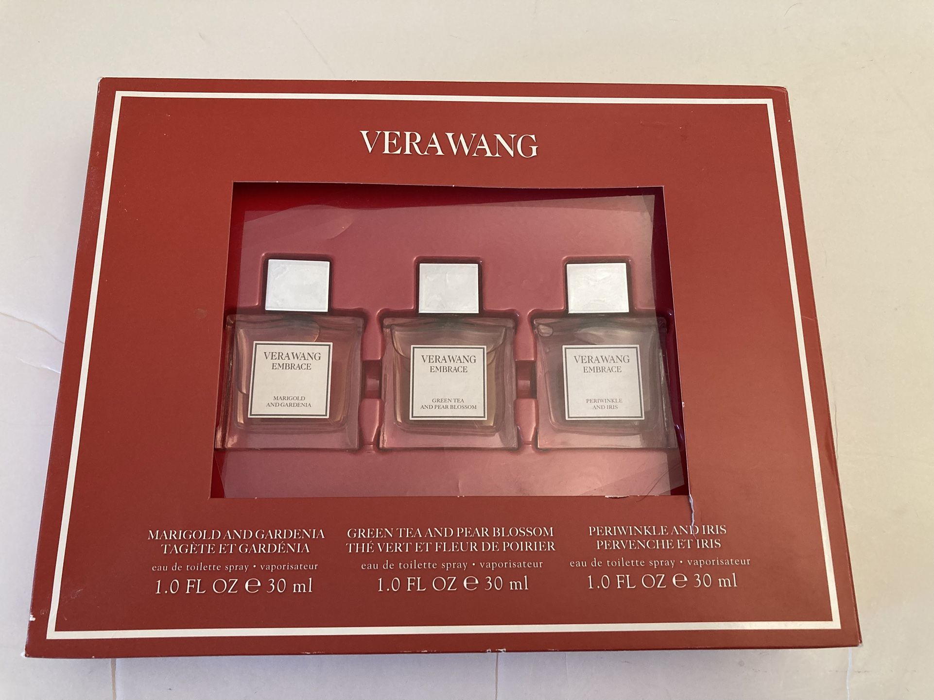 Boxed Set/3 Vera Wang Embrace 1 oz. Fragrance Cologne Sprays
