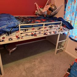 Twin size Bed Frame With Slide 