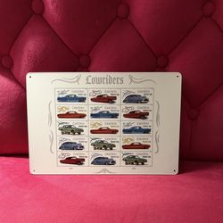 Lowrider Metal Sign Replica 