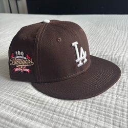  New Era Men's Los Angeles Dodgers 100th Anniversary Fitted Hat