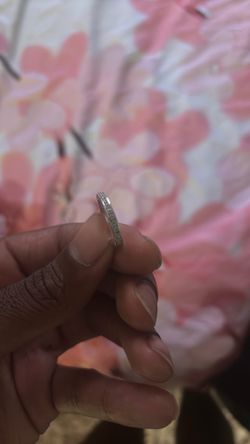 1/10ct diamond 925 silver ring sz 7 100obo