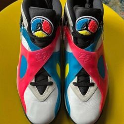 Nike Air Jordan 8 Refro SP SE Multicolor Sz11