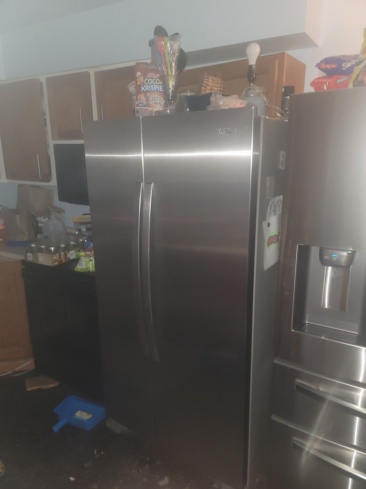 Nice Stainless Steel Refrigerator Only 300.00