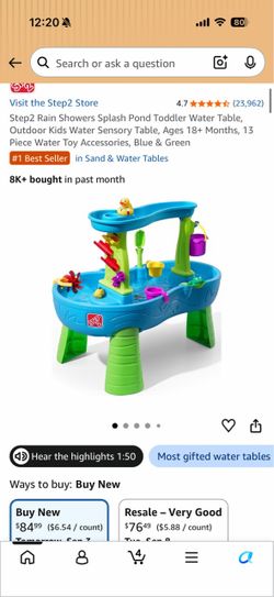 Water table