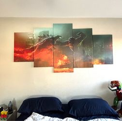 Godzilla Art Canvas & Poster