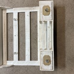 Rustic Wooden Wall Shelf