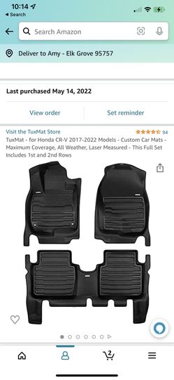 ALMOST BRAND NEW 2021 CRV FLOORMATS 