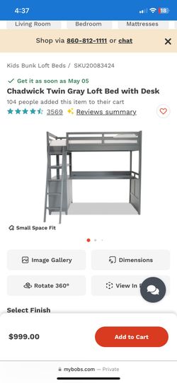 Wooden bed