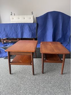 Staggering Wooden End Tables 2-Peices