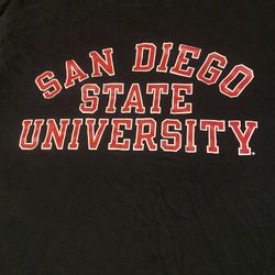 San Diego State University Shirt Size Large Adult- Champion Brand 