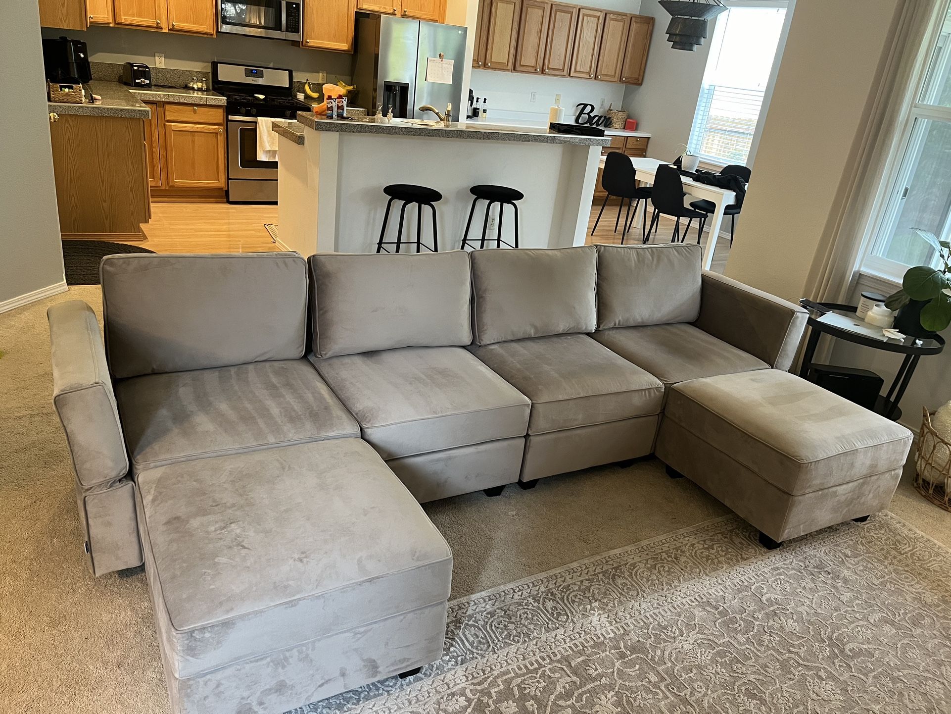 Light Grey Modular Couch