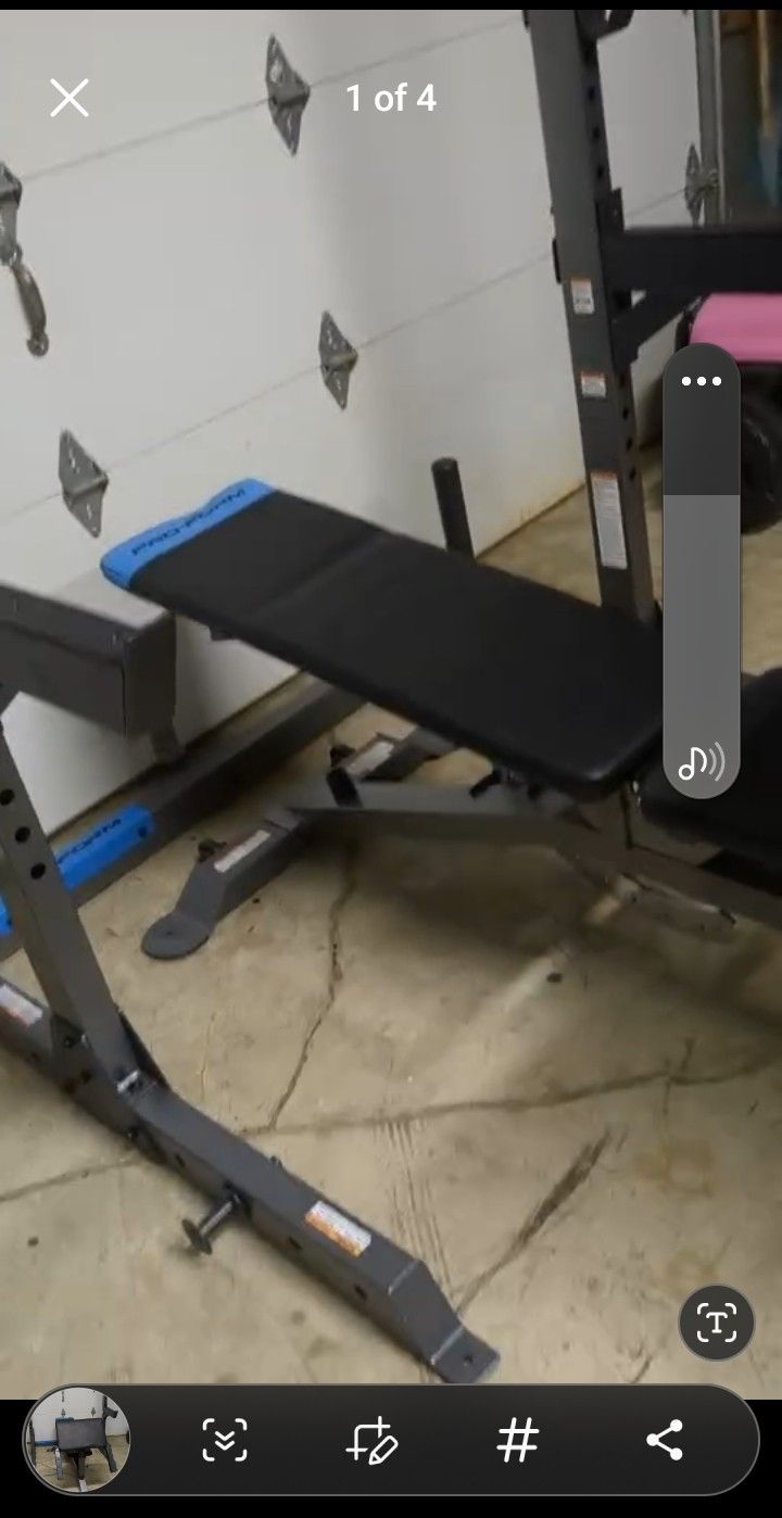 ProForm Carbon Strength Olympic System Weight Bench