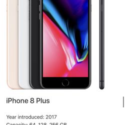 IPhone 8 Plus Unlocked Rose Gold 64 GB