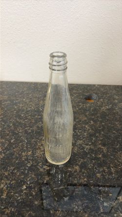 Hazel-Atlas Clear Glass Bottle