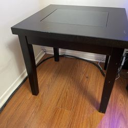 End Tables Set Glass Top