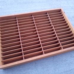 Wood Crate Cassette Holder 