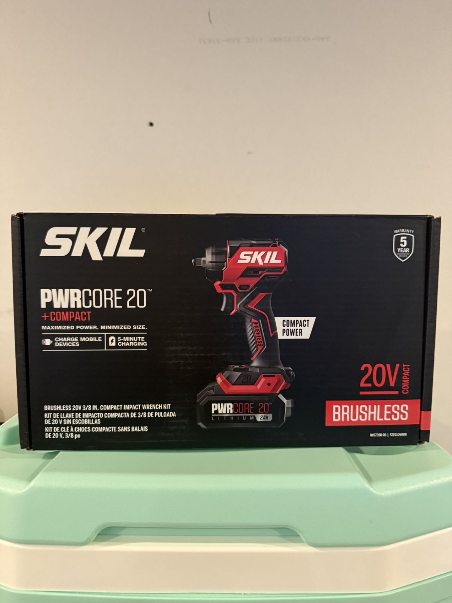SKIL PWR CORE Compact Variable Speed Brushless 3/8 in Drive