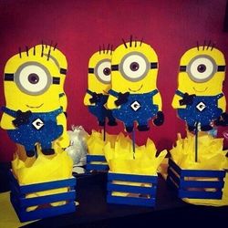 Centro de mesa Minions