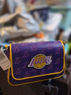 Los Angeles Lakers Logo Crossbody Bag