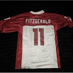 Reebok Arizona Cardinals Size Medium NFL Jersey Larry Fitzgerald Onfield