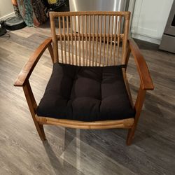 CB2 Wicker chair 