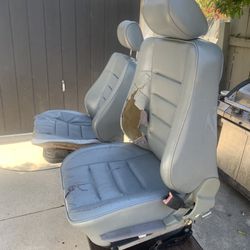 Mercedes W124 Sportline Recaro Seats Left And Right Grey 