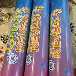 Gender Reveal Confetti And Pins 