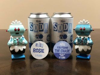 Funko Vinyl SODA The Jetsons Rosie Chase 1/1250 and Common 1/6250 Set