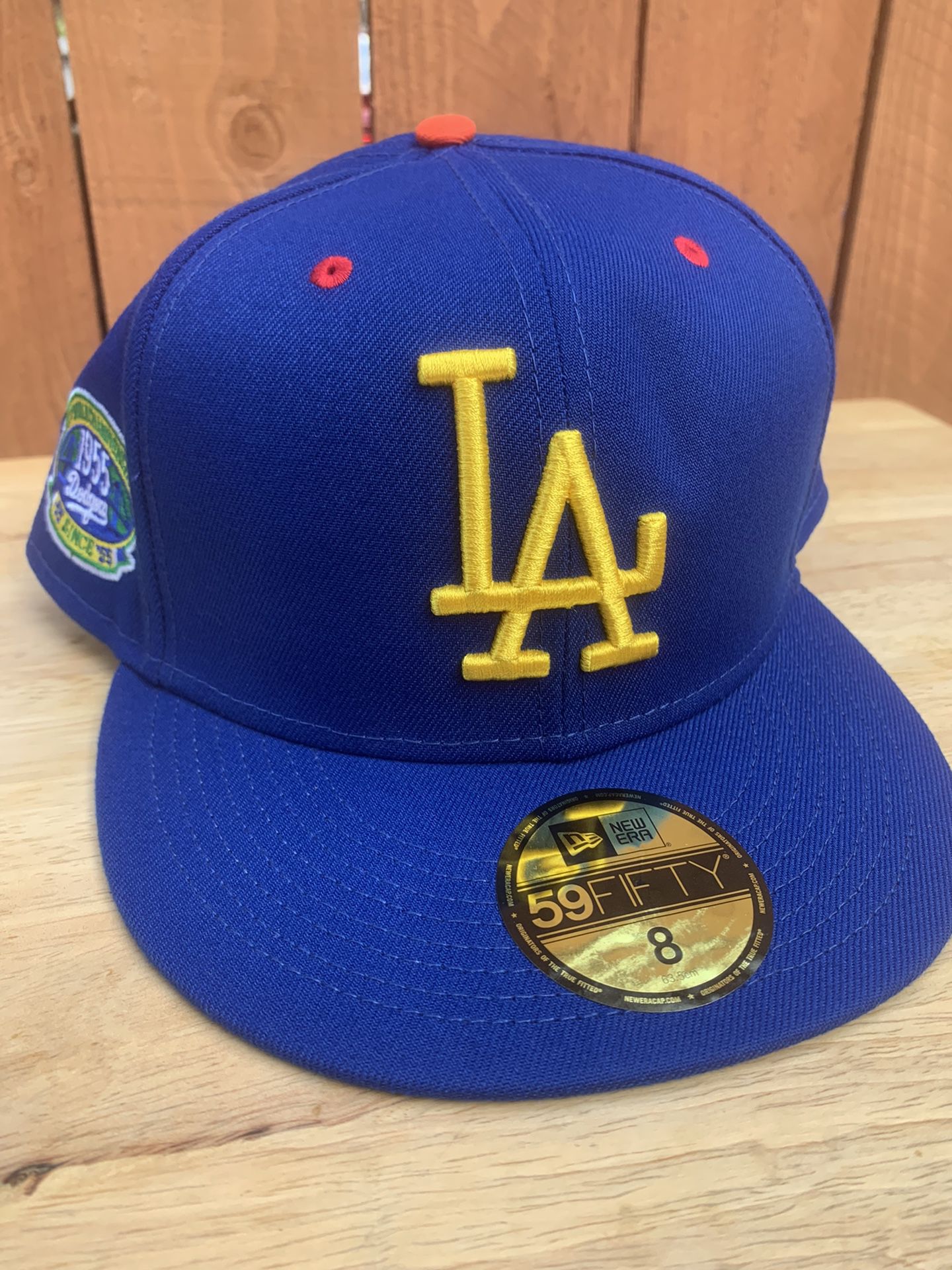 Los Angeles Dodgers Size 8 New Era Fitted 1st World Championship 59fifty