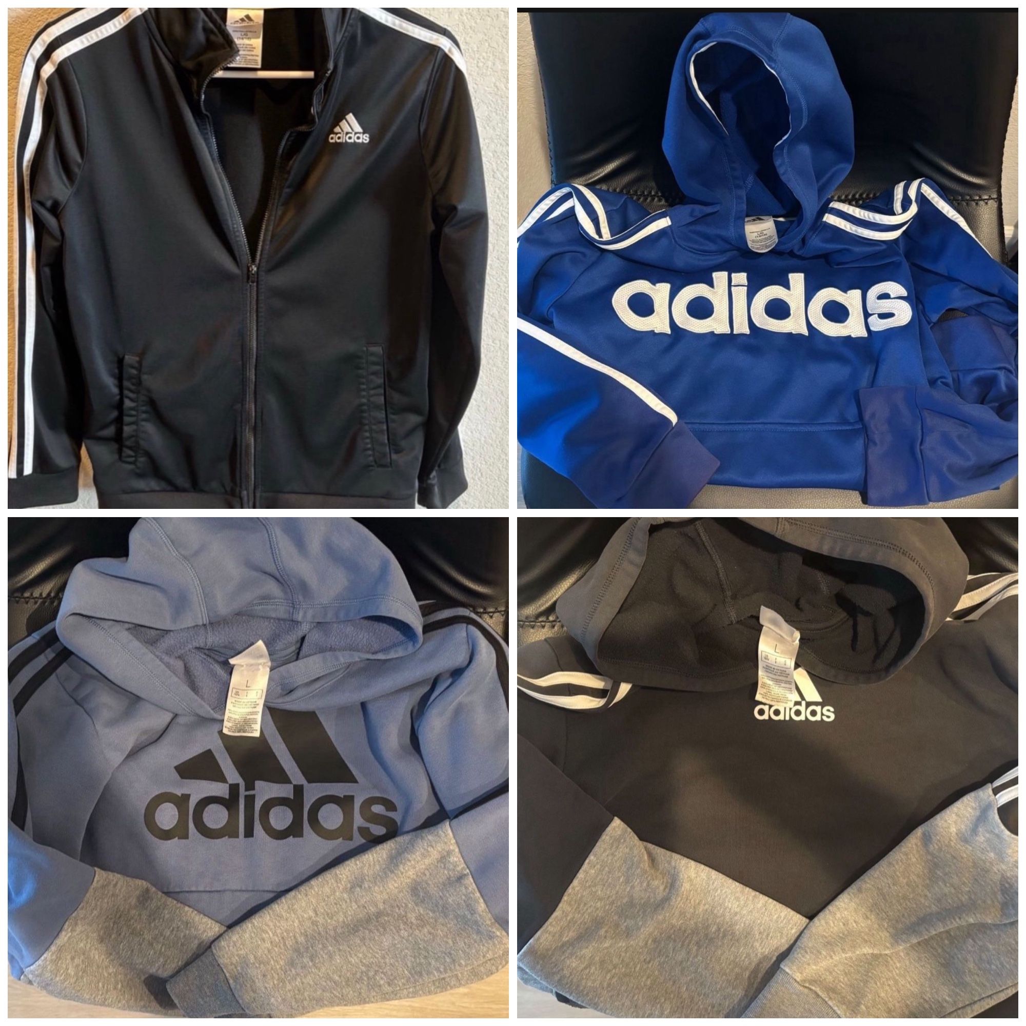 BOYS ADIDAS BUNDLE OF ADIDAS SWEATERS