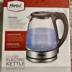 BRAND NEW! 1.7 Liter ELECTRIC KETTLE 