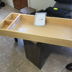 portable baby changing wood tray