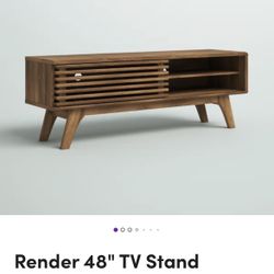 Mid-century Modern TV console